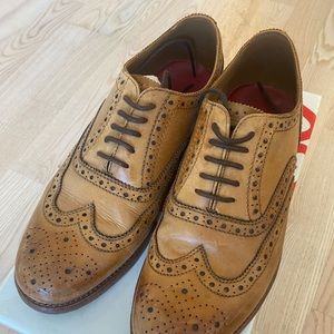 Grenson Stanley tan calf oxford